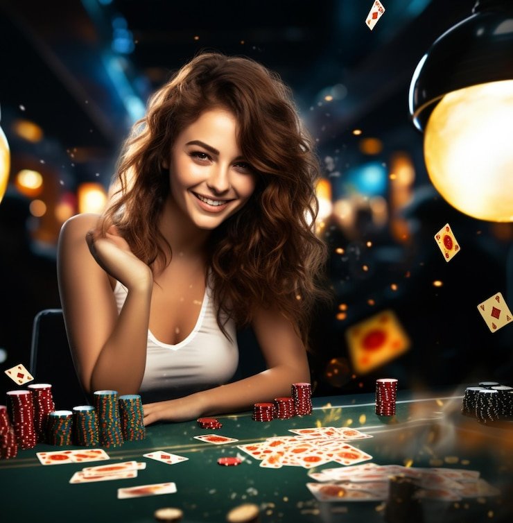 Tampilan responsif slot pesta neon